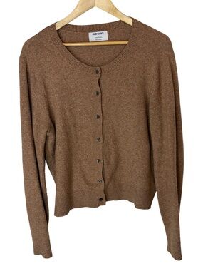 Old Navy Women's Chestnut Brown Button-Front Cardigan